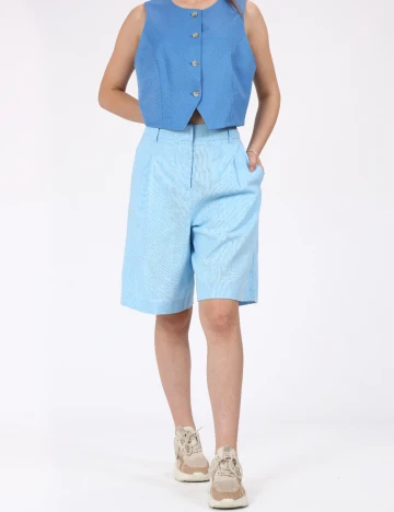 Pantaloni scurti Vero Moda, bleu