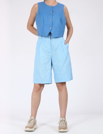 Pantaloni scurti Vero Moda, bleu