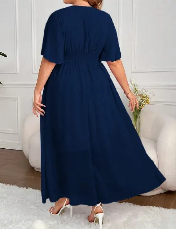 Rochie lunga SHEIN CURVE, bleumarin