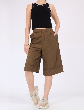 Pantaloni scurti Only, maro