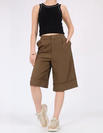 Pantaloni scurti Only, maro