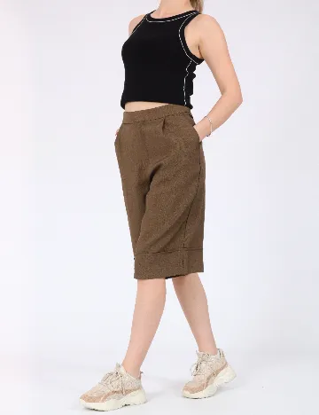 Pantaloni scurti Only, maro