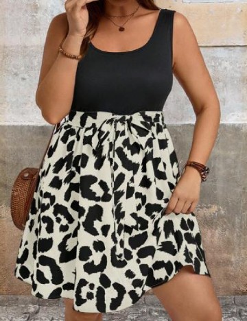 Rochie scurta SHEIN CURVE, negru