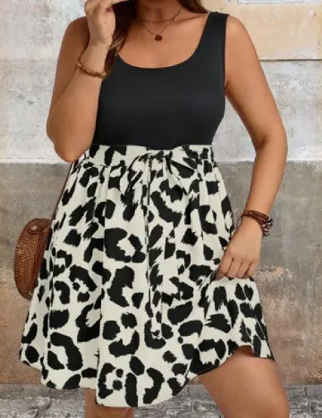 Rochie scurta SHEIN CURVE, negru