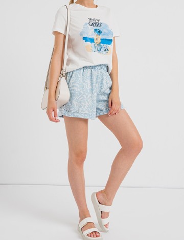 Pantaloni scurti Vero Moda, albastru