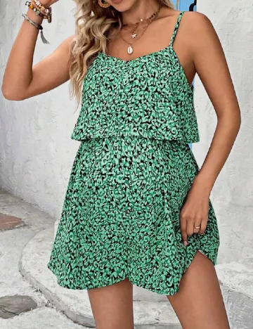 Salopeta SHEIN Maternity, verde