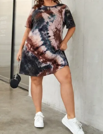 Rochie scurta SHEIN CURVE, mix culori