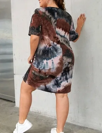 Rochie scurta SHEIN CURVE, mix culori
