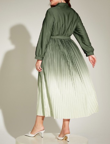 Rochie medie SHEIN CURVE, verde