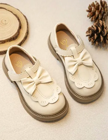 Pantofi Shein Kids, crem