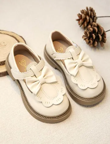 Pantofi Shein Kids, crem