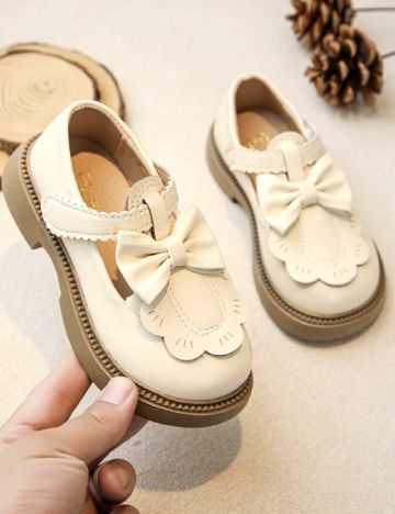 Pantofi Shein Kids, crem