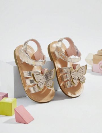 Sandale Shein Kids, crem