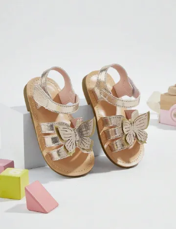 Sandale Shein Kids, crem
