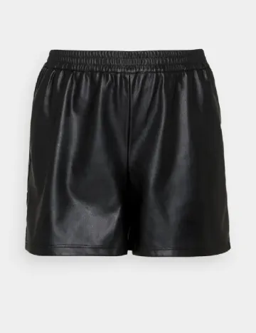 Pantaloni scurti Vero Moda Curve, negru