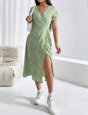 Rochie medie SHEIN, verde