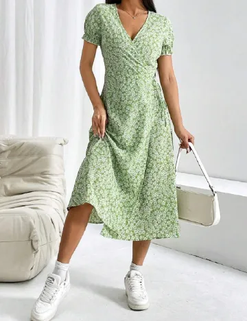 Rochie medie SHEIN, verde