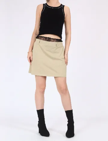 Fusta Vero Moda, bej