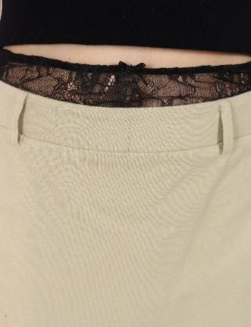 Fusta Vero Moda, bej