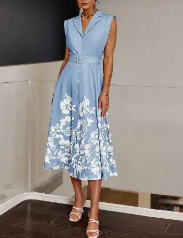 Rochie medie SHEIN, bleu