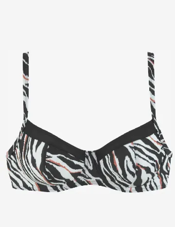 Sutien de baie s.Oliver, animal print