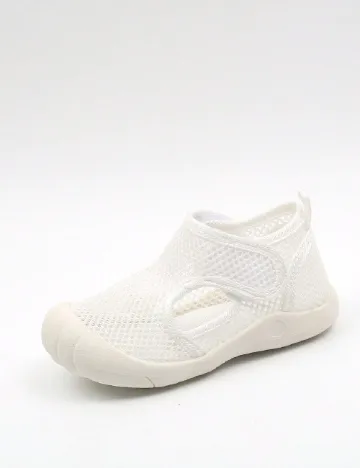 Sandale Shein Kids, alb