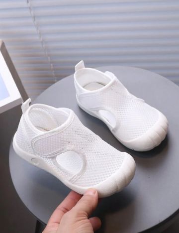Sandale Shein Kids, alb