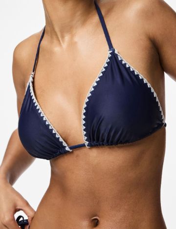 Sutien de baie Pieces, bleumarin