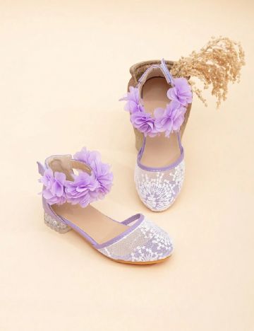 Pantofi Shein Kids, mov