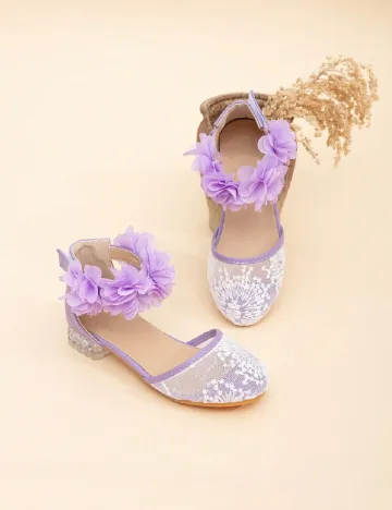Pantofi Shein Kids, mov