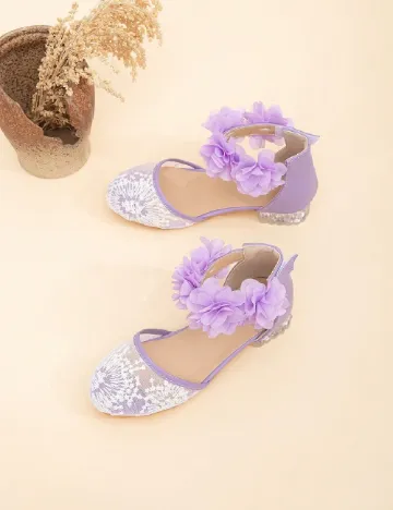 Pantofi Shein Kids, mov