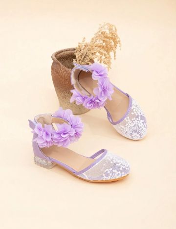 Pantofi Shein Kids, mov