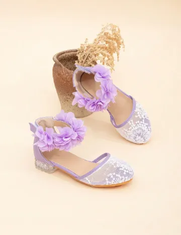 Pantofi Shein Kids, mov