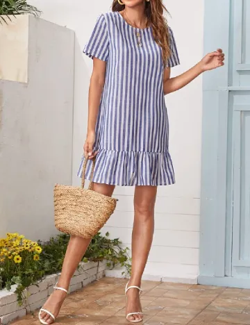 Rochie scurta SHEIN, albastru
