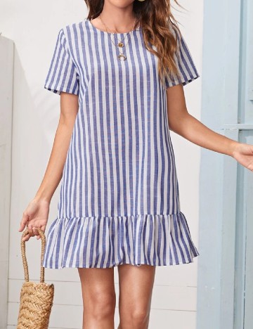 Rochie scurta SHEIN, albastru