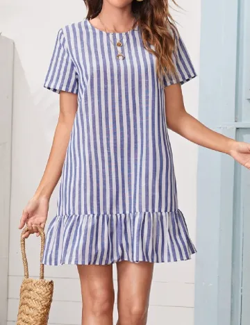Rochie scurta SHEIN, albastru