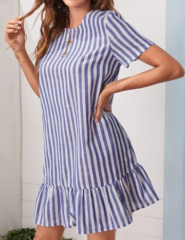 Rochie scurta SHEIN, albastru