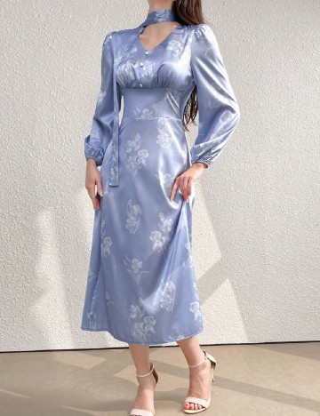 Rochie medie SHEIN, albastru