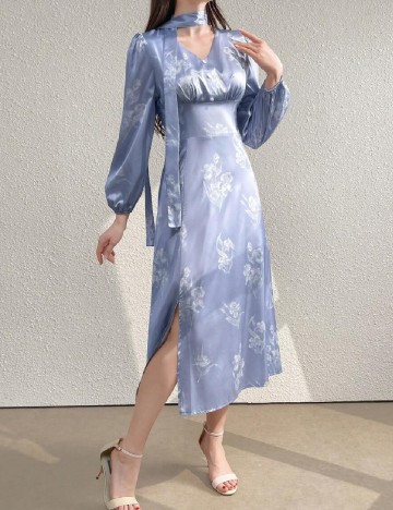Rochie medie SHEIN, albastru
