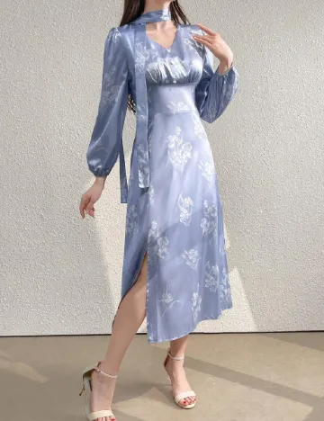 Rochie medie SHEIN, albastru