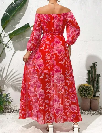 Rochie lunga SHEIN, rosu