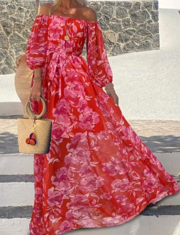 Rochie lunga SHEIN, rosu