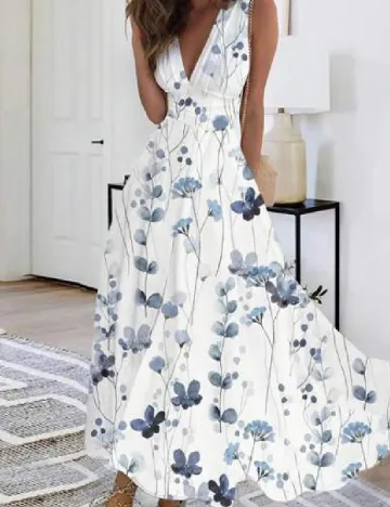 Rochie lunga SHEIN, alb