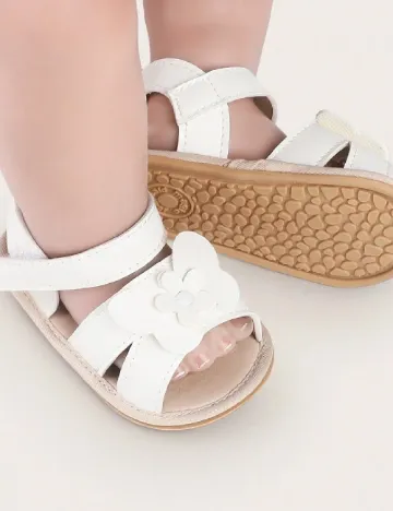 Sandale Shein Kids, alb