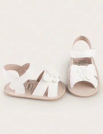 Sandale Shein Kids, alb