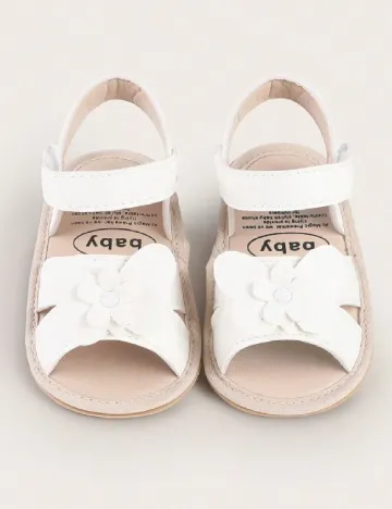 Sandale Shein Kids, alb