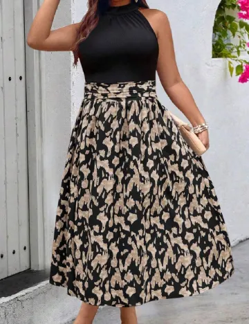 Rochie medie SHEIN CURVE, mix culori