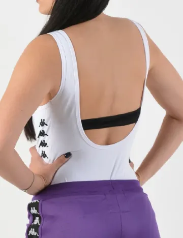 Costum de baie Kappa, alb