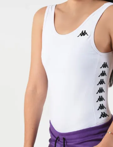 Costum de baie Kappa, alb