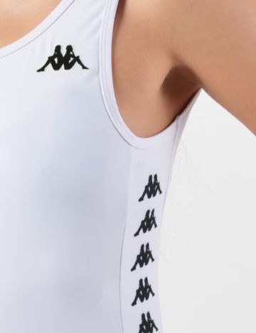 Costum de baie Kappa, alb
